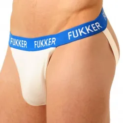 Fukker Jockstrap Fukker Blanc et bleu